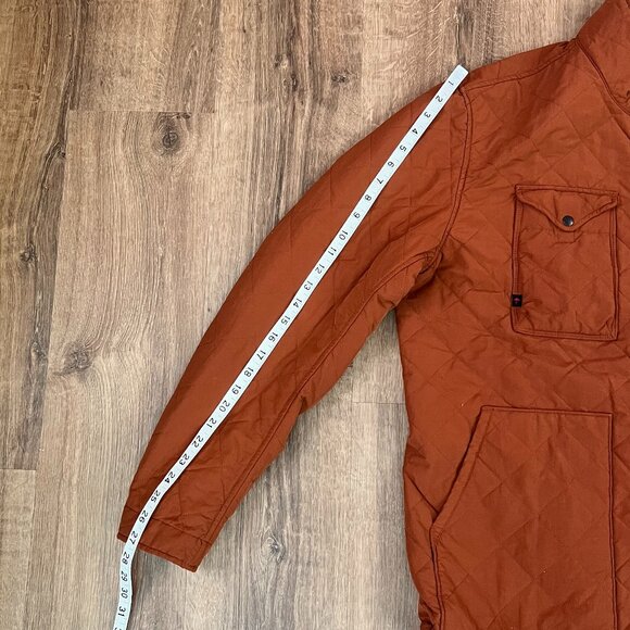 Relwen Quilted Insulated Tanker Jacket in Chestnut Brown Sz 2X - Picture 10 of 16